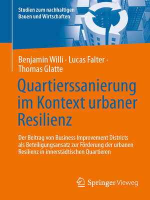 Quartierssanierung im Kontext urbaner Resilienz - ebook